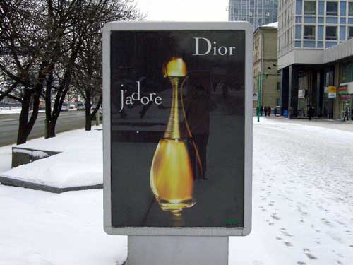 Dior J'adore in Minsk Outdoor Advertising: 15/02/2006